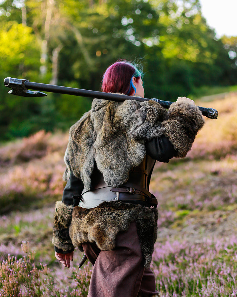 Pälsarmstycke Jarl, grå