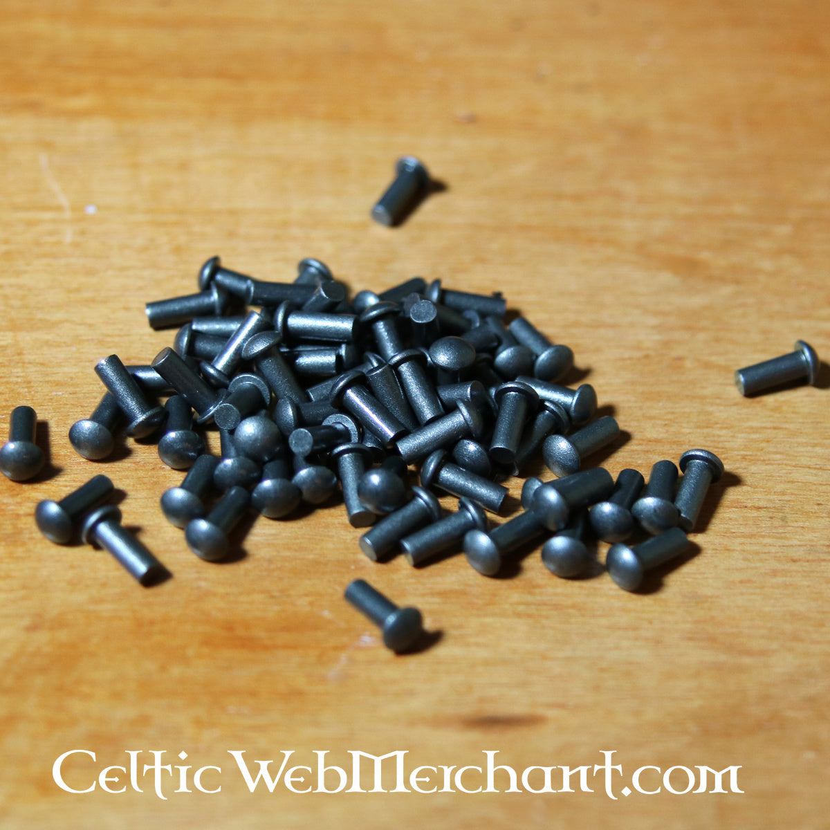 50 steel rivets 4 mm, long
