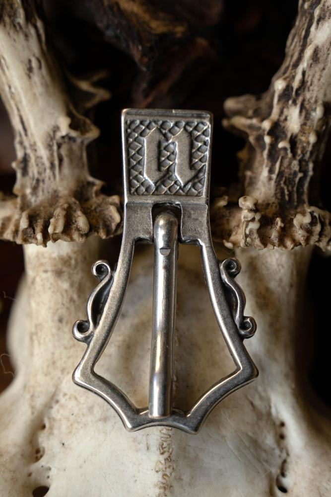 Gothic buckle Northamptonshire, silvered
