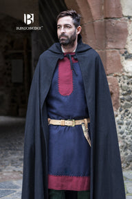 Cloak Hibernus, black, wool mix