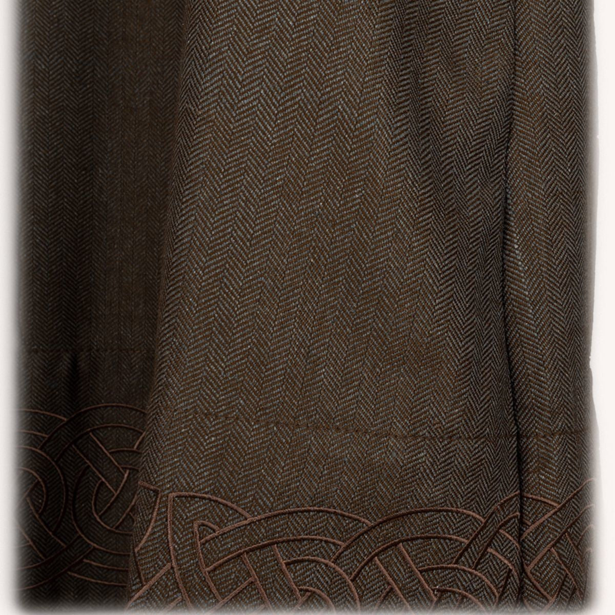 Hangeroc Alva, herringbone pattern, brown