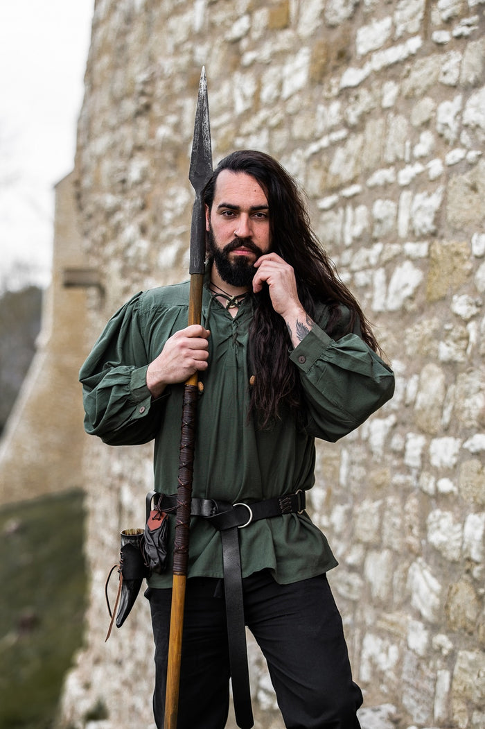 Medieval shirt Friedrich, green