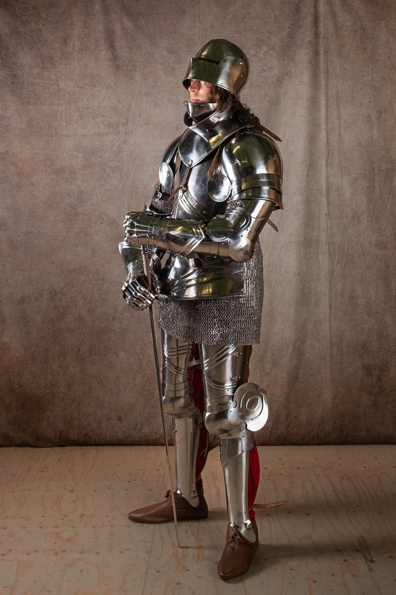 Late 15th century bevor, 1.6 mm