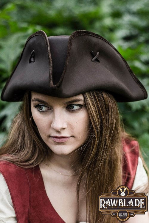 Pirate hat Jack Rackham, brown