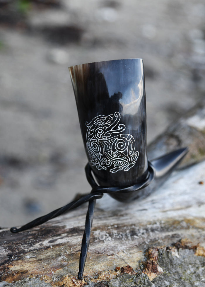 Drinking horn, dragon, 200-300 ml