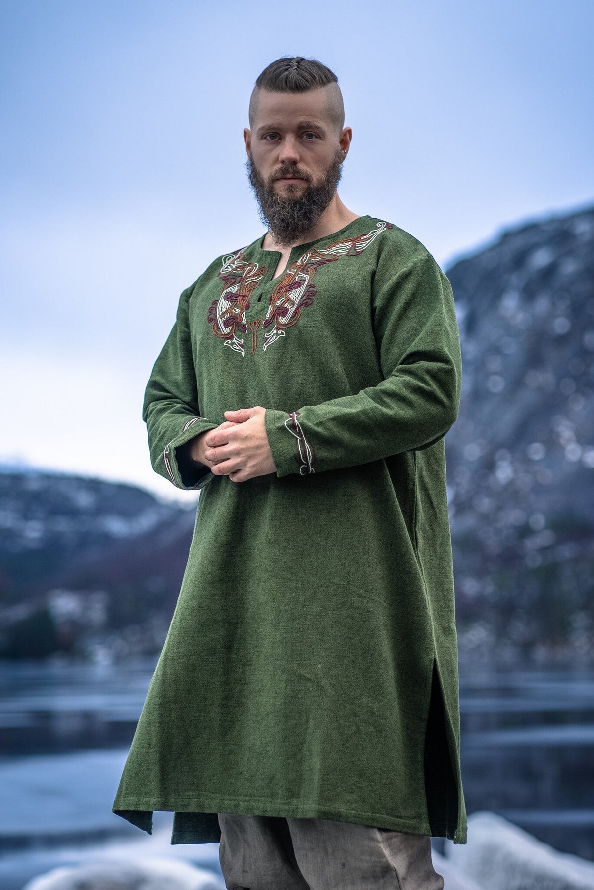 Tunic Viking jarl Hakon, green