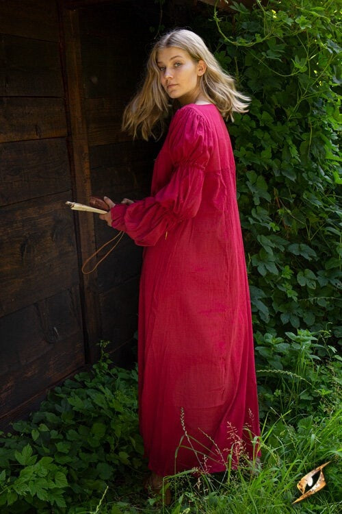 Vestido renacentista Lucretia, rojo