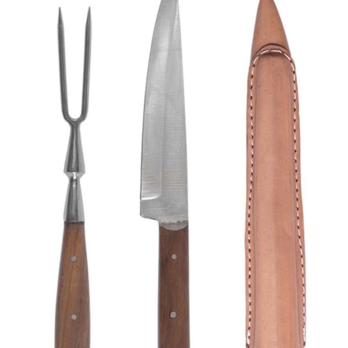 15th-16th century cutlery set knife and fork, stainless steel