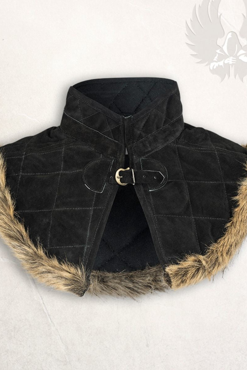 Colletto in gambeson Nimue, lana, nero