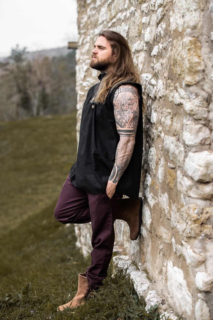 Medieval shirt Louis, black