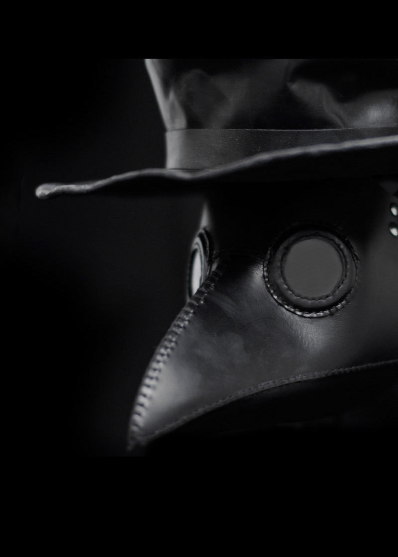 Pestdoktor Set, schwarz