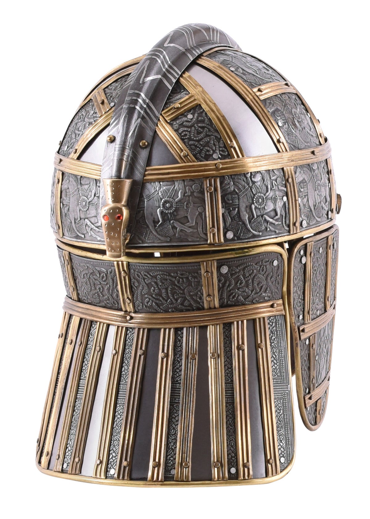 Sutton Hoo helmet, 1.3 mm