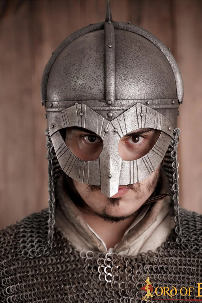 Viking helmet Gjermundbu, patinated, 1.6 mm