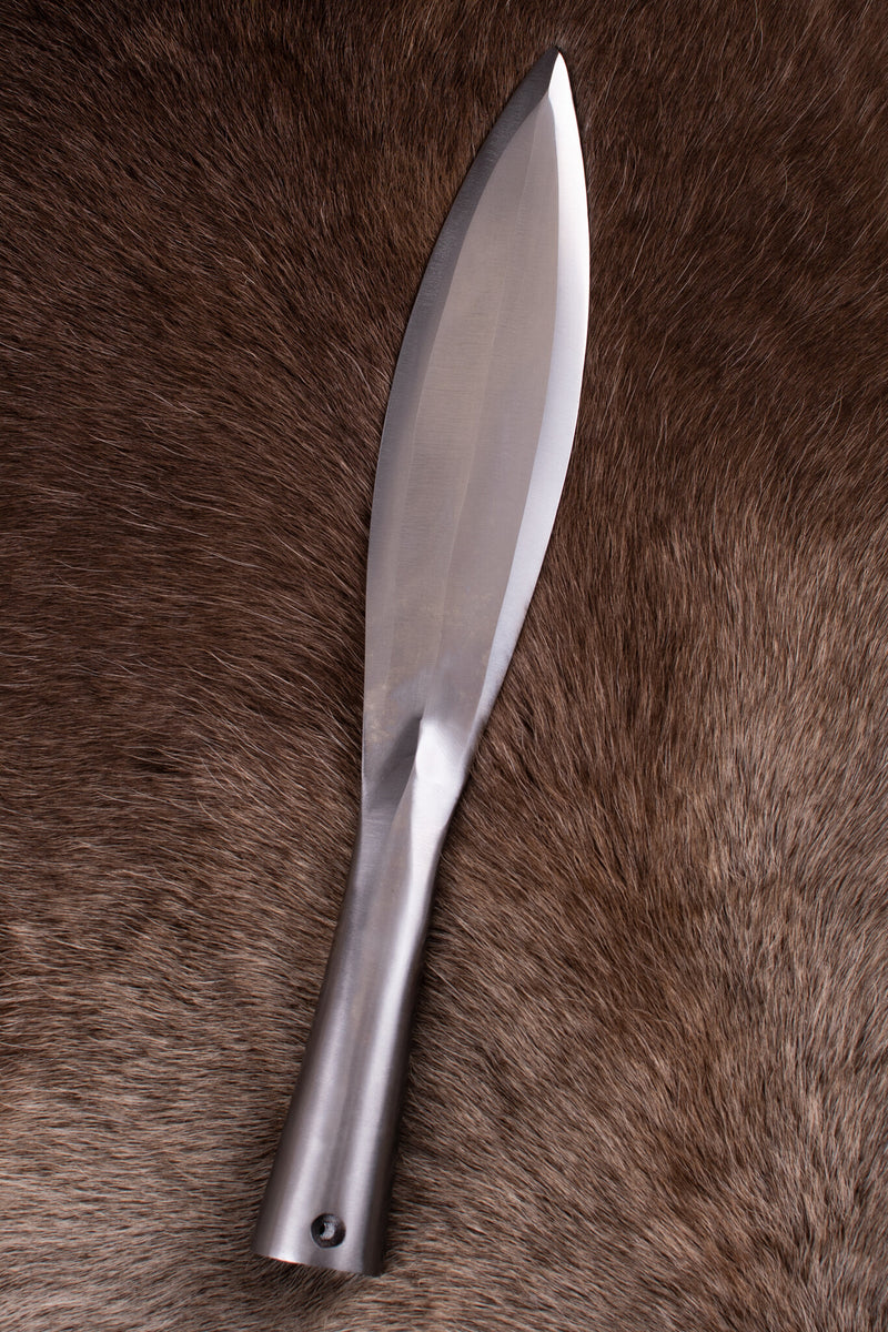 Bladformad spjutspets, ca 31,5 cm, halvscharp
