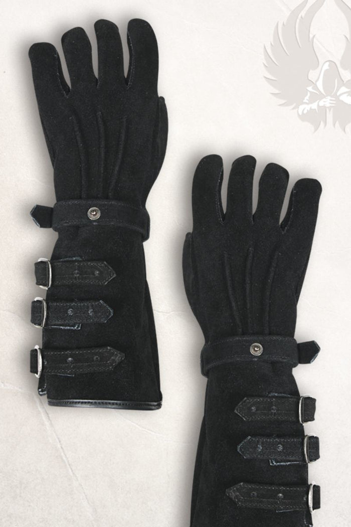 Leather gloves Kandor black