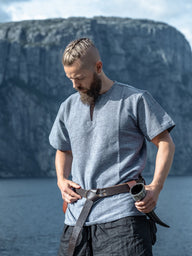 Short Viking tunic Edmund, blue