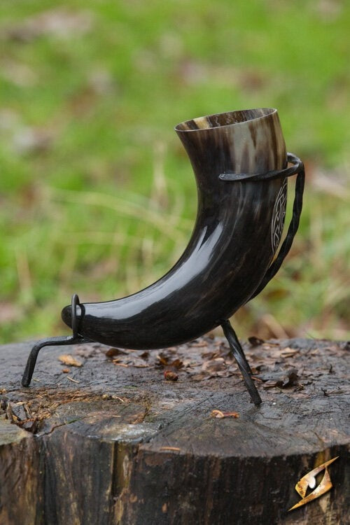 Viking drinking horn Aegisjalmur, dark, 500-650 ml