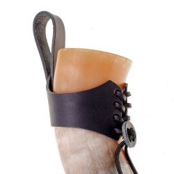 Drinking horn holder Argast, brown, S