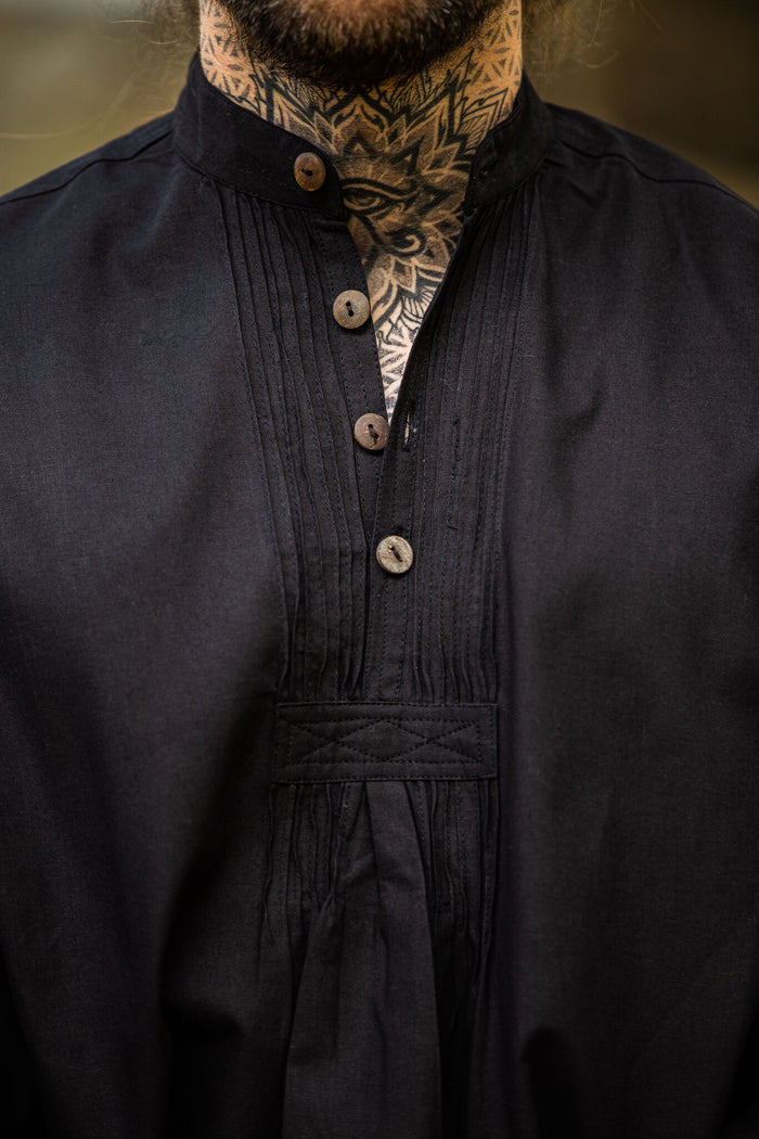 Button shirt, black