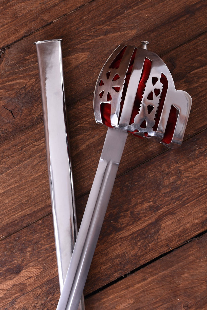 Basket hilted broadsword Culloden, Glasgow basket, semi-sharp