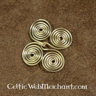 Anglo-Saxon cloak clasp Eriswell, zamak
