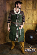 Dimitru Winter Coat - Green, wool mix