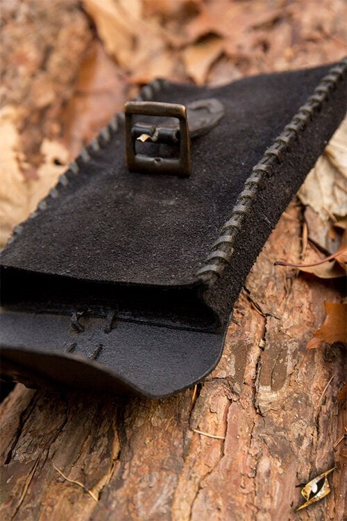 Square pouch Raymond, black