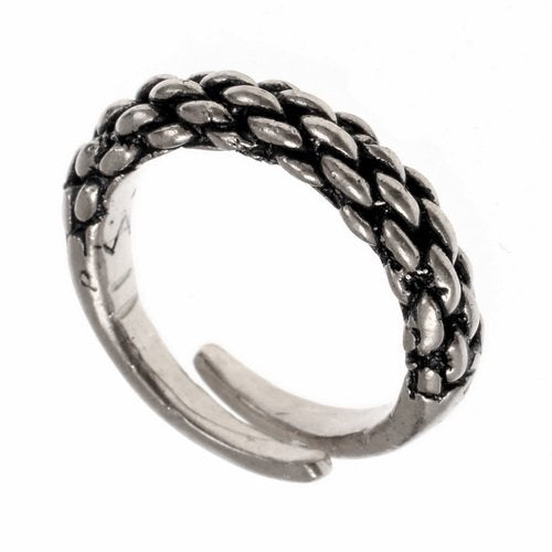 9th-10th century Viking ring, silvered bronze