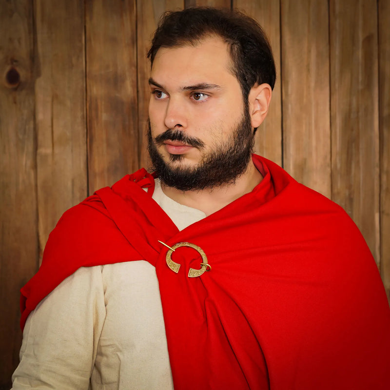 Keltische hoefijzerfibula, messing