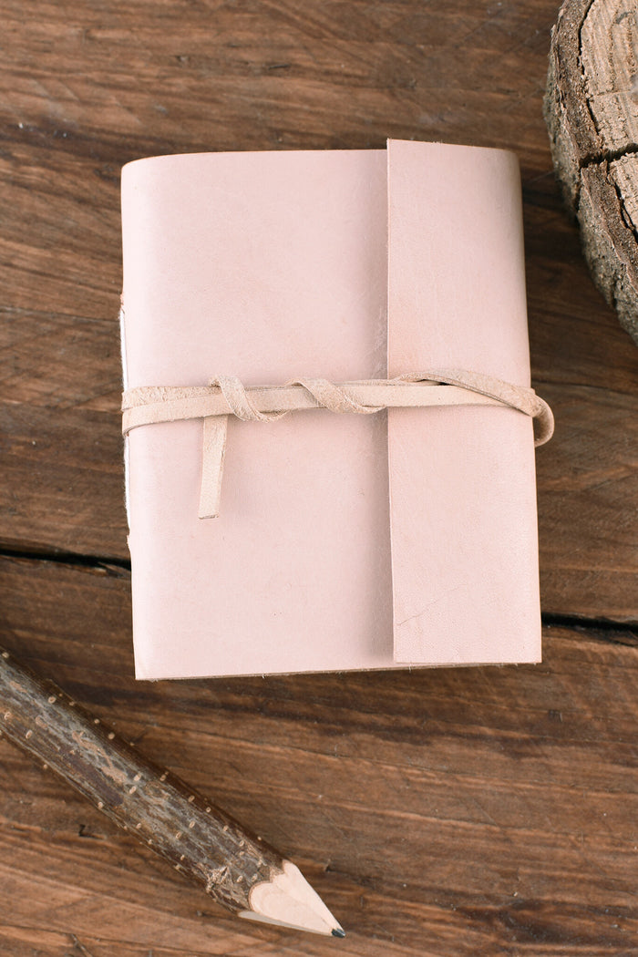 Small pocketbook with leather cover