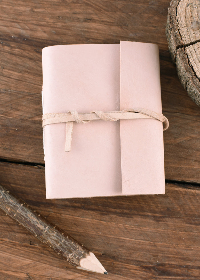 Small pocketbook with leather cover