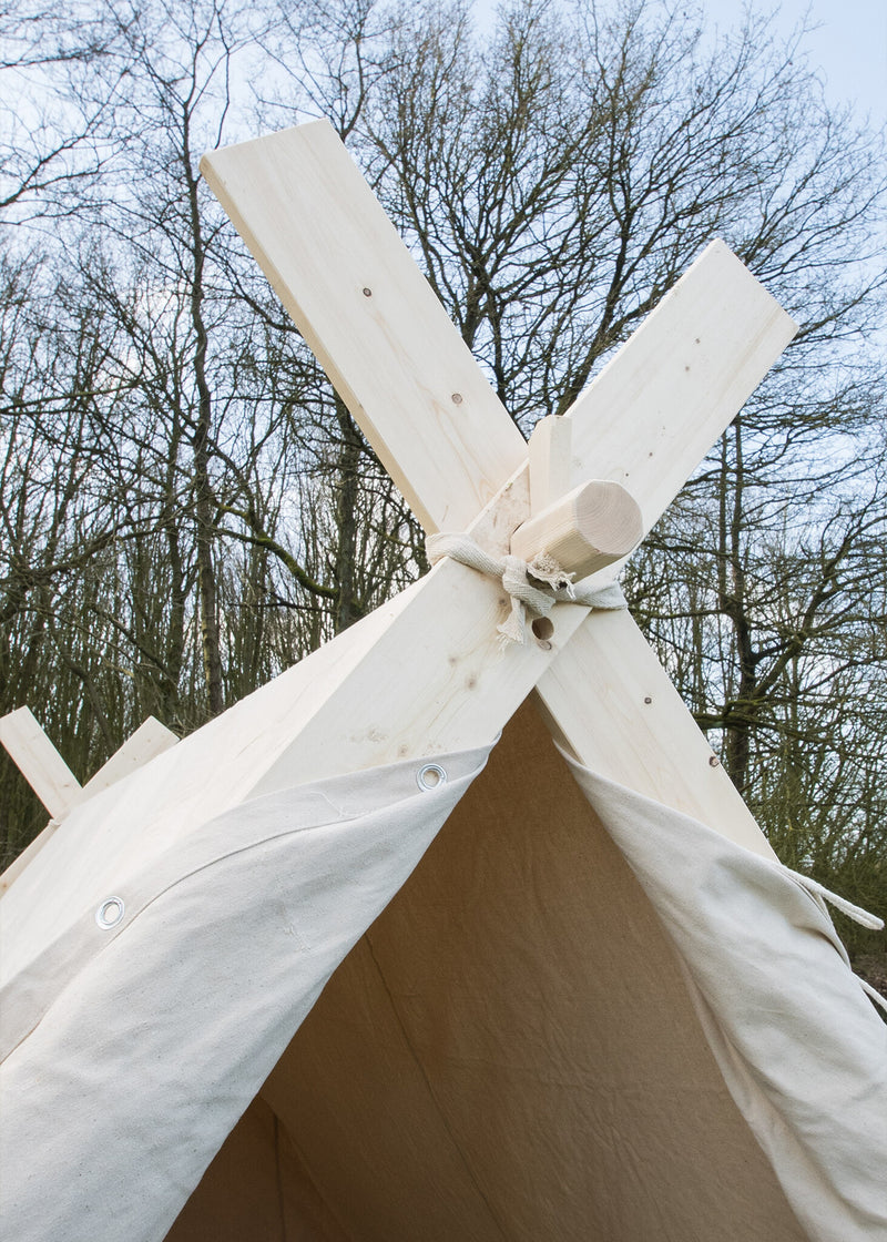 Vikingatält, 3 x 2,7 x 2 m, utan stomme, 350 gsm