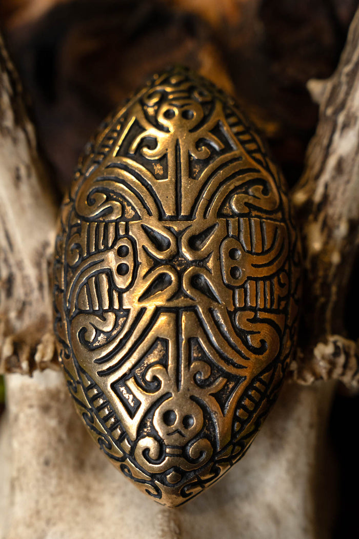 Jellinge tortoise brooch, bronze