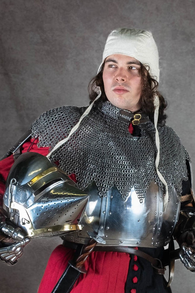 Bishop's Mantle flat rings round rivets, 8 mm