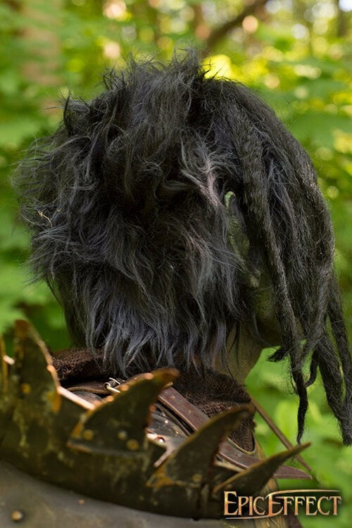 Maska orka z włosami