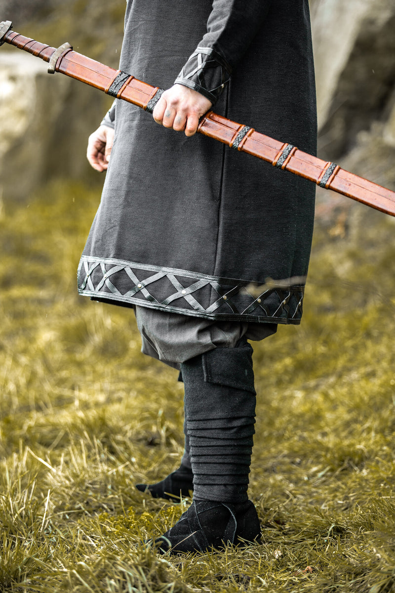 Viking tuniek Farulfr, zwart