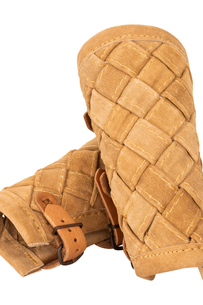 Sigurd Viking bracers, underarm guards, sand