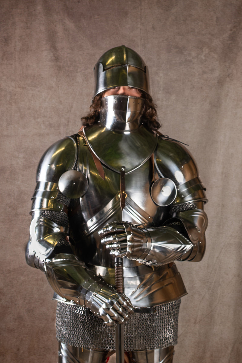 Late 15th century bevor, 1.6 mm