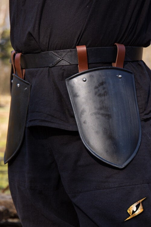 Tassets Scout, blackened, 1 mm