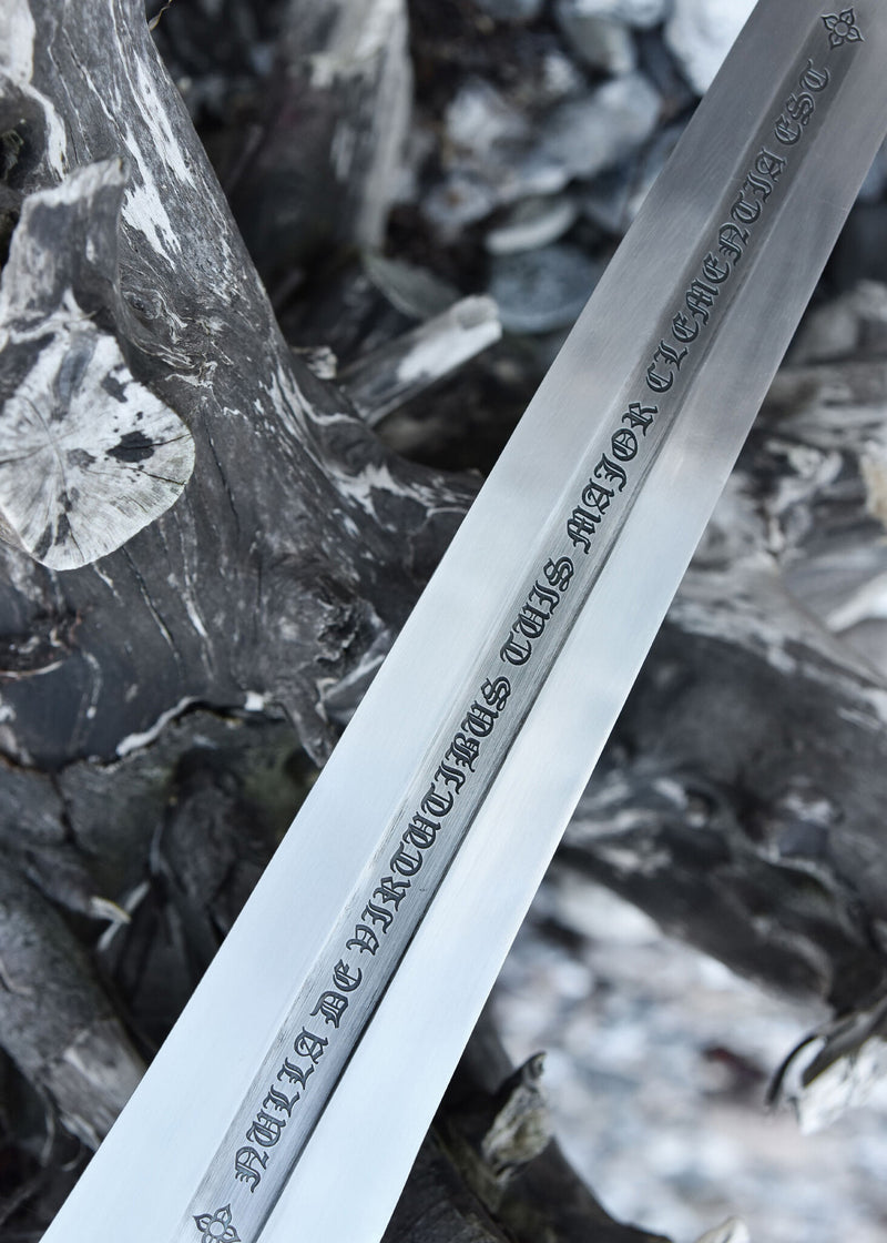 Spada di Filippo IV con fodero, XIV secolo, semi-affilata