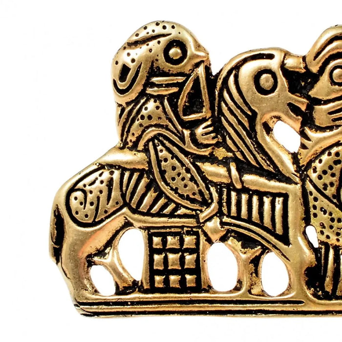 Viking Valkyrie brooch Tissø, bronze