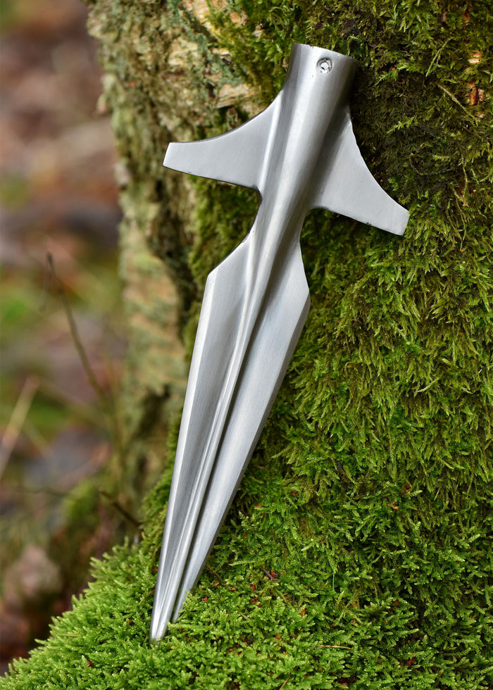 Early Medieval Winged Spearhead, approx. 28.5 cm, semi-sharp