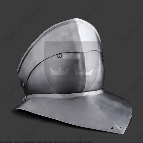 Gothic bevor 1450-1500, 1.6 mm
