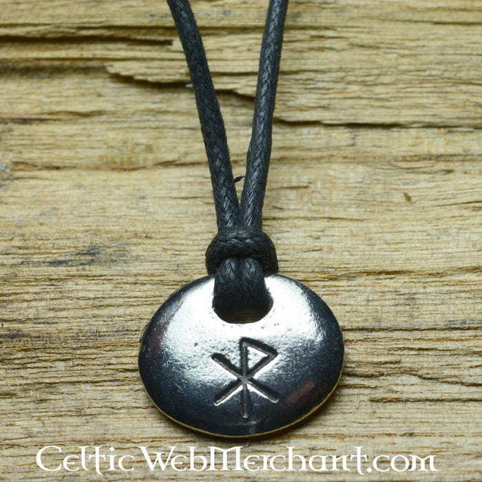 Rune jewel love, pewter