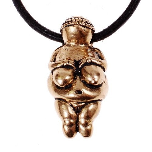Amulet Mother Goddess Willendorf, bronze