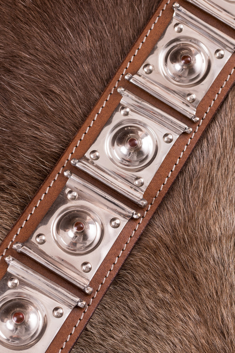 Roman balteus Rheingonheim with enamel, brown, 134 cm