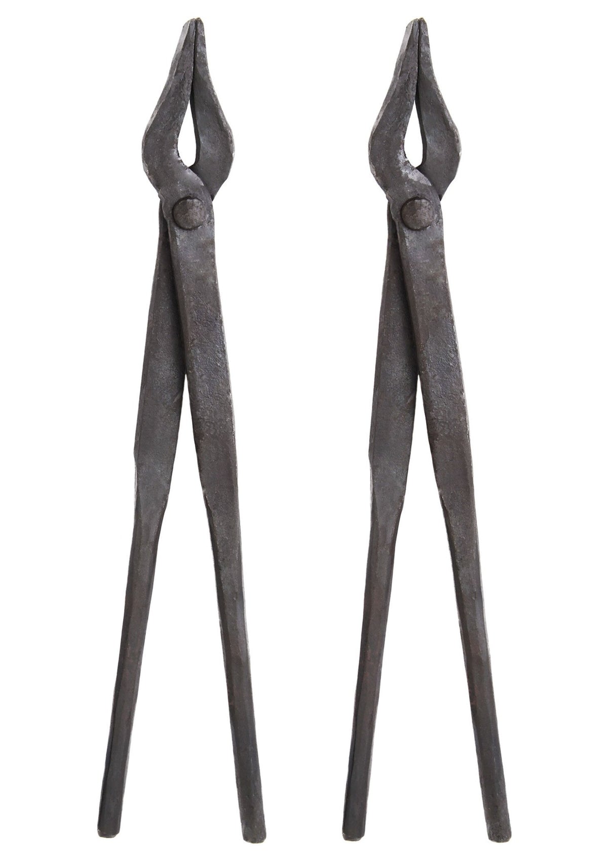 Set of 2 pliers for butted rings