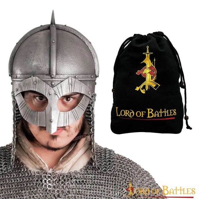 Viking helmet Gjermundbu, patinated, 1.6 mm