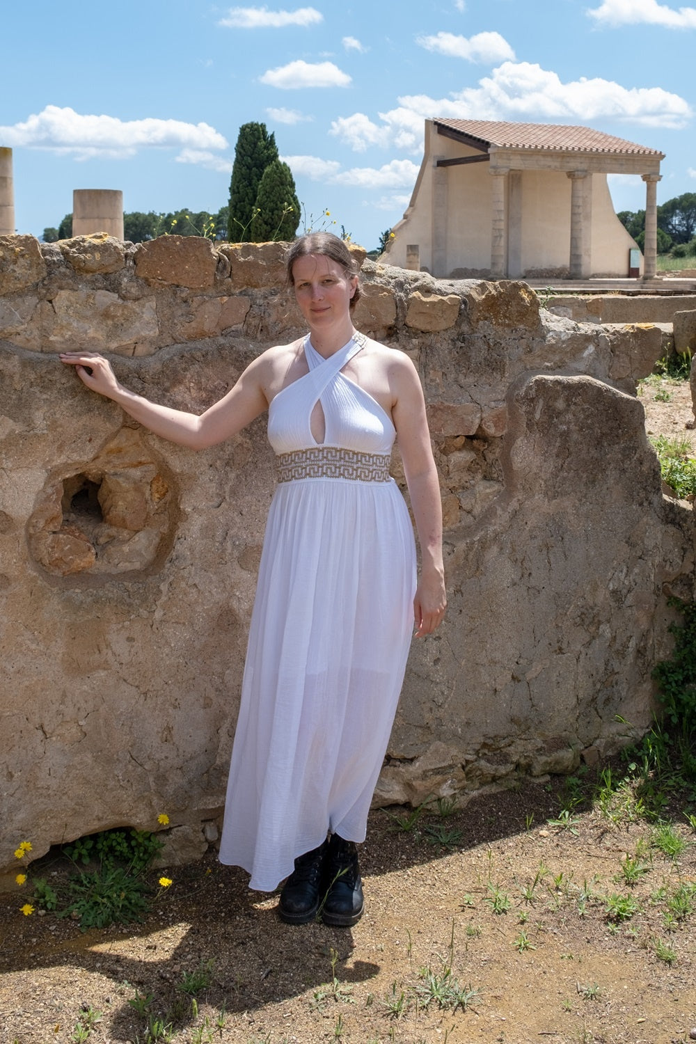 Goddess Dress Persephone, white