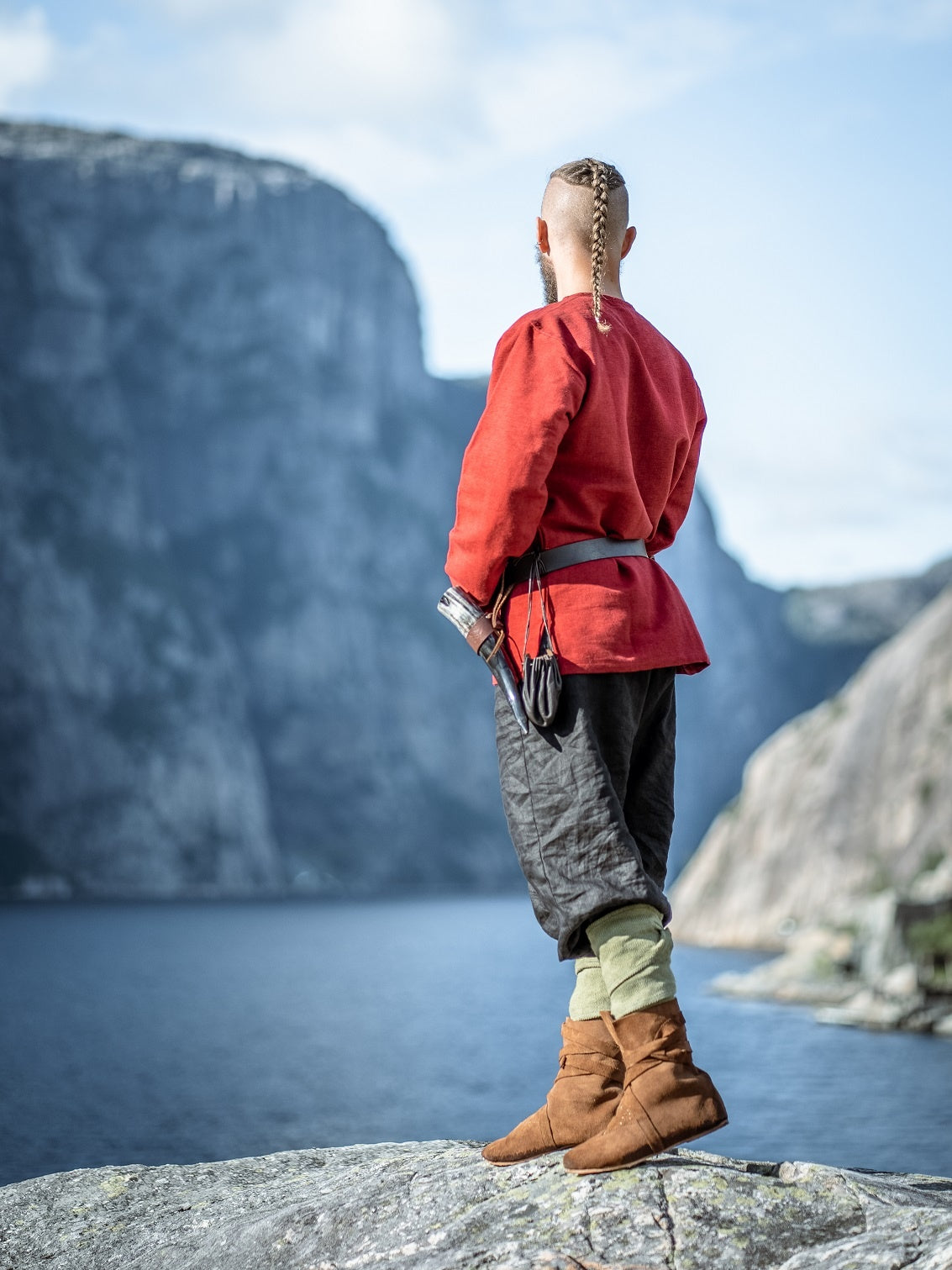 Viking tunic Hans, red